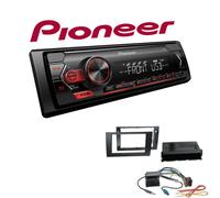 Pioneer 1-DIN Autoradio USB AUX Android Set für Seat Exeo schwarz ohne Canbus
