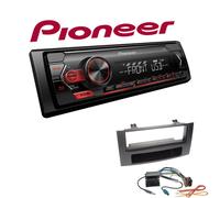 Pioneer 1-DIN Autoradio USB AUX Android Set für Volkswagen VW Touareg 2002-2010