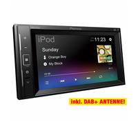 PIONEER 2-DIN DMH-A240DAB Auto Radioset für AUDI A6 C5/C6 - 2002-2010