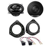 Pioneer 2-Wege 10cm 210Watt Lautsprecher für Ford Ka ab 09 Ablage Heck Hintere T