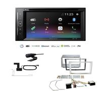Pioneer Autoradio 2-DIN Bluetooth DVD für Opel Astra H satin stone inkl Canbus