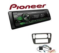 Pioneer Autoradio Android USB AUX mit Einbauset für Skoda Citigo ab 2011
