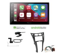 Pioneer Autoradio Apple CarPlay Bluetooth für Toyota Yaris schwarz ohne OEM Navi