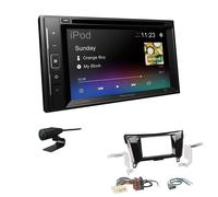 Pioneer AVH-A240BT Radio Bluetooth für Nissan X-Trail ab 2014 Klavierlack optik