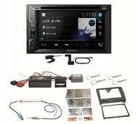 Pioneer AVH-A3200DAB Bluetooth Digitalradio CD MP3 Einbauset für Audi TT 8J