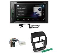 Pioneer AVH-A3200DAB USB Digitalradio MP3 Einbauset für Mitsubishi ASX bis 2014