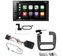 Pioneer AVH-Z3200DAB Bluetooth MP3 DAB+ CarPlay MP3 Einbauset für Nissan NV300