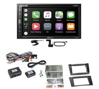 Pioneer AVH-Z5200DAB Android Auto Carplay Einbauset für Mercedes W211 CLS W219