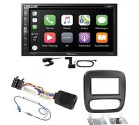Pioneer AVH-Z5200DAB Bluetooth MP3 DAB+ CarPlay MP3 Einbauset für Nissan NV300
