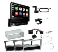 Pioneer AVH-Z7200DAB Bluetooth Einbauset für Opel Omega B Meriva A Agila Vivaro
