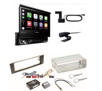 Pioneer AVH-Z7200DAB Digitalradio Bluetooth CarPlay Einbauset für Audi A3 8P 8PA