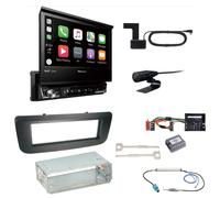 Pioneer AVH-Z7200DAB Digitalradio Bluetooth Einbauset für Skoda Fabia 2 Roomster