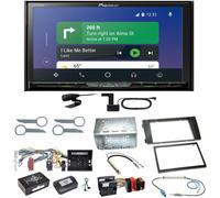 Pioneer AVH-Z9200DAB Android Auto Carplay Einbauset für Audi A6 4B Facelift