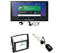 Pioneer AVH-Z9200DAB CarPlay USB DAB+ Einbauset für Mitsubishi Pajero ab 2015