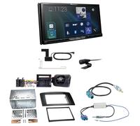 Pioneer AVH-Z9200DAB USB Bluetooth CarPlay DAB+ Einbauset für Mercedes ML W164