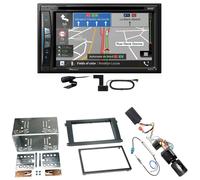 Pioneer AVIC-Z730DAB USB Navigation DAB+ Einbauset für Porsche Cayenne ab 2007