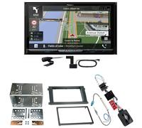 Pioneer AVIC-Z930DAB USB Navigation DAB+ Einbauset für Porsche Cayenne bis 2006