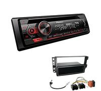 Pioneer DEH-S320BT 1-DIN Autoradio Bluetooth CD-Tuner USB Spotify inkl. Einbauset passend für Chevrolet Aveo 2006-2011 schwarz