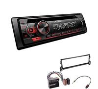 Pioneer DEH-S320BT 1-DIN Autoradio Bluetooth CD-Tuner USB Spotify inkl. Einbauset passend für MINI Mini, Mini Cabriolet 2003-2008 schwarz