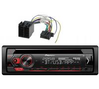 Pioneer DEH-S320BT Autoradio mit Bluetooth CD MP3 USB AUX 4x50W - ISO Adapter