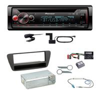 Pioneer DEH-S720DAB Bluetooth WAV FLAC Digitalradio CD Einbauset für Audi Q3 8U