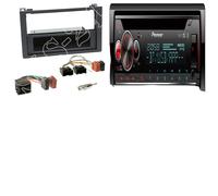Pioneer DEH-S720DAB Radio DAB+ Bluetooth Mit Einbauset für Saab 9-3