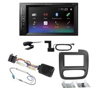Pioneer DMH-A240DAB Bluetooth Autoradio MP3 DAB+ Einbauset für Opel Vivaro B