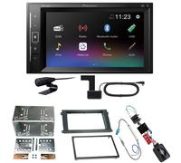 Pioneer DMH-A240DAB Doppel-DIN Moniceiver Anschluss für Lenkradfernbedienung, Anschluss für Rückf