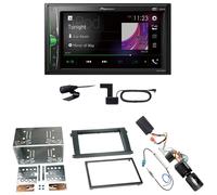 Pioneer DMH-A3300DAB USB Digitalradio DAB+ Einbauset für Porsche Cayenne ab 2007