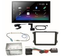 Pioneer DMH-A340DAB DAB+ Bluetooth Einbauset für EOS Polo Caddy Amarok Scirocco