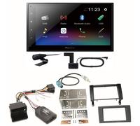 Pioneer DMH-A340DAB DAB+ Bluetooth Einbauset für Mercedes SLK R171 ab 2008
