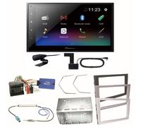 Pioneer DMH-A340DAB Digitalradio Bluetooth Einbauset für Opel Vectra C Meriva Vi