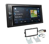 Pioneer DMH-G220BT 2-DIN Autoradio Mediacenter Bluetooth USB AUX passend für Dacia Sandero/Stepway ab 2013 schwarz