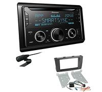 Pioneer FH-S720BT 2-DIN CD Autoradio Bluetooth kompatibel mit Apple und Android Smartphones USB passend für Skoda Yeti ab 2009 schwarz ohne Canbus