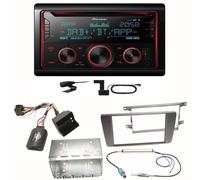 Pioneer FH-S820DAB DAB+ Bluetooth FLAC CD Einbauset für Skoda Octavia 2 Yeti 5L