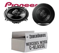 Pioneer Lautsprecher für Mercedes C-Klasse W203 Boxen 13cm 3-Wege Triaxe hinten