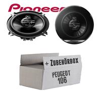 Pioneer Lautsprecher für Peugeot 106 Tür Boxen 13cm 3-Wege Triaxe Auto Einbauset