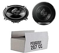 Pioneer Lautsprecher für Peugeot 207 CC Boxen 13cm 3-Wege Triaxe Auto Heck Seite