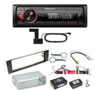 Pioneer MVH-130DAB Digitalradio USB Einbauset für Audi A3 8P 8PA