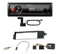 PIONEER MVH-130DAB - 1-DIN Autoradio mit MP3/USB/DAB+ - 4x50 Watt