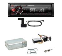 Pioneer MVH-130DAB Digitalradio USB Einbauset für Mercedes W210 ab 08/99