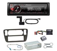 Pioneer MVH-130DAB Digitalradio USB Einbauset für Up Seat Mii Skoda Citigo 