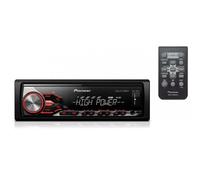 Pioneer MVH-280FD Autoradio mit MP3 USB AUX MaX Power 4 x100W Fernbedienung