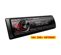 PIONEER MVH-330DAB Auto Radioset für VW Caddy (2K) - 2003-2015