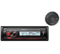 Pioneer MVH-MS410BT Radio Marine Boot Bluetooth MP3 USB 4x50W + Fernbedienung