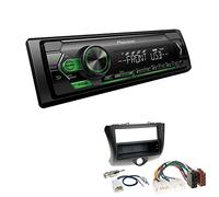 Pioneer MVH-S120UBG 1-DIN Autoradio mit grüner Beleuchtung und USB kompatibel mit Android-Smartphones inkl. Einbauset passend für Toyota Yaris Verso Facelift 2003-2005 schwarz