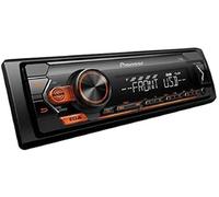 Pioneer MVH-S120UBG, 1DIN Autoradio mit RDS, Beleuchtung bernsteinfarben, halbe Einbautiefe, 4x50Watt, USB, MP3, AUX-Eingang, Android-Unterstützung, 5-Band Equalizer, ARC App