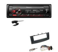 Pioneer MVH-S320BT 1-DIN Bluetooth Autoradio USB FLAC Spotify mit Einbauset passend für Mitsubishi Colt VI 2008-2012 schwarz