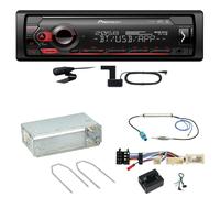 Pioneer MVH-S420DAB Bluetooth DAB+ Autoradio Einbauset für Mercedes Citan W415