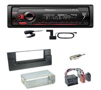 Pioneer MVH-S420DAB Bluetooth DAB+ AUX USB Einbauset für BMW 5er E39 bis 09/2000